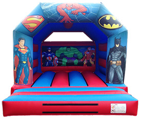 Superheroes Bouncy Castle